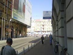 entrance to Jelačić square in Zagreb