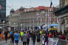 2017 Zagreb Marathon runners