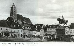 Jelačić Square in 1880