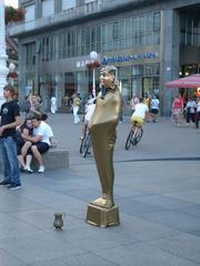 Living statue in Ban Jelačić Square