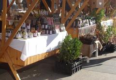 market stall in Jelacic Square, Zagreb