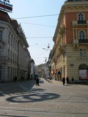 Beginning of the Prague street in Zagreb