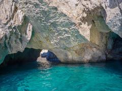 Grotta Verde in Capri, Italy