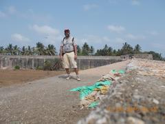 Traveler Rudolph A. Furtado exploring Arnala Fort