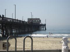 Newport Pier at sunset