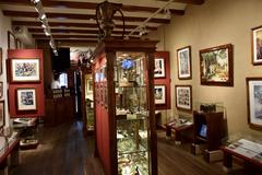 Glass containers and pipes displayed at the Hash, Marihuana and Hemp Museum