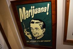 Hash, Marihuana, and Hemp exhibits at the Hash, Marihuana, and Hemp Museum in Amsterdam