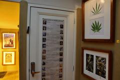 Hash, Marihuana and Hemp Museum display