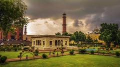 Hazori Bagh Baradari Pavilion in Lahore, Pakistan