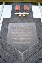 Commemorative plaque at Cárcamo de Dolores in Chapultepec Park