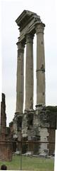 Remains of Temple of Castor and Pollux in Forum Romanum