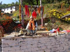 Kartikeya Gadi Aladi statue in Doti, Nepal