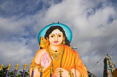 Statue of Skanda Karttikeya in Sri Siva Subramaniya Temple, Fiji