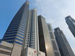 Downtown Core buildings along Singapore River