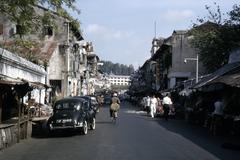 Streets of Singapore in 1963