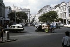 Streets of Singapore in 1963