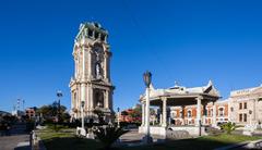 Monumental Clock in Pachuca, Hidalgo, Mexico