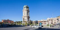 Monumental Clock in Pachuca, Hidalgo, Mexico