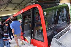 Harderbahn train from Interlaken to Harder Kulm