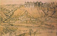 detailed drawing of Madrid from 1562