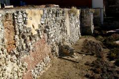 Medieval wall in Parque del Emir Mohamed I, Madrid