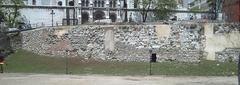 Ruins of the Muslim wall of Madrid