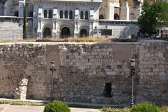 Arab wall of Mayrit in Madrid