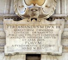 Coat of arms of Ferdinand I de Medici on a building in Pisa