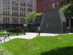 Approaching African Burial Ground National Monument, NYC