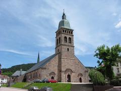 Gérardmer Church in Vosges, France