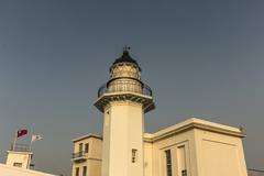 Remains of the Qihou Lighthouse base on a hill