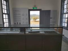 interior of Kaohsiung Lighthouse with display cabinets