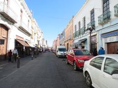 Calle 6 poniente in the center of Puebla