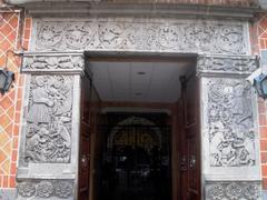 Renaissance facade of Casa del que mató al animal in Puebla