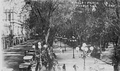 Zócalo de la Ciudad de Puebla in the 1920s