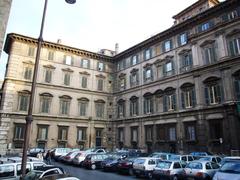 Piazza del Collegio Romano and Palazzo Doria Pamphili in Roma, Rione Pigna