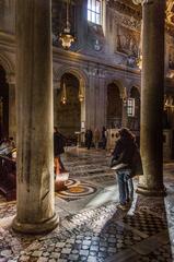 Interior of the Basilica of San Clemente in Rome