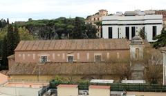 San Clemente Basilica in Rome viewed from Capo d'Africa Hotel