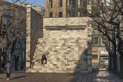 monument to Sandro Pertini by Aldo Rossi in Milan