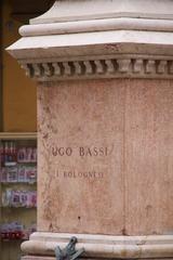 Ugo Bassi statue in Bologna