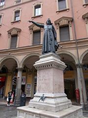 statue of Ugo Bassi in Bologna