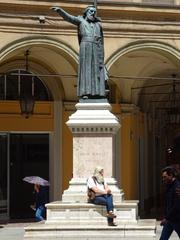 Monumento a Ugo Bassi in Bologna, Italy