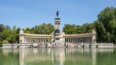 Monument to Alfonso XII in El Retiro Park, Madrid