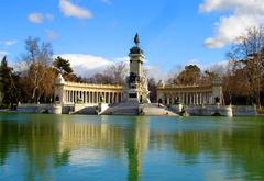 Monument to Alfonso XII in Buen Retiro Park, Madrid