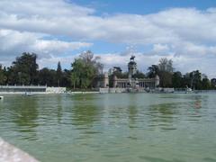 Pond in Retiro Park, Madrid