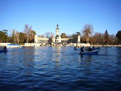 Monument to Alfonso XII in Buen Retiro Park, Madrid