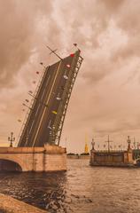 Trinity Bridge in St. Petersburg