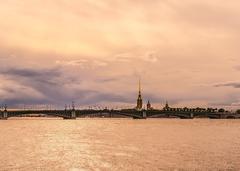 Trinity Bridge in St. Petersburg