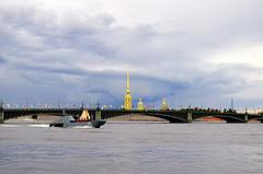 Landing craft Ivan Pasko on the Neva River