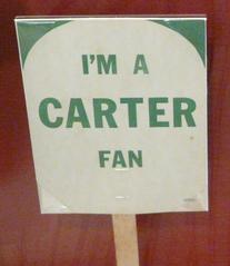 1976 Jimmy Carter campaign sign